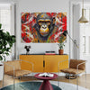 Monkey Mirage Abstract Canvas