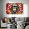 Monkey Mirage Abstract Canvas - Blanq Canvas