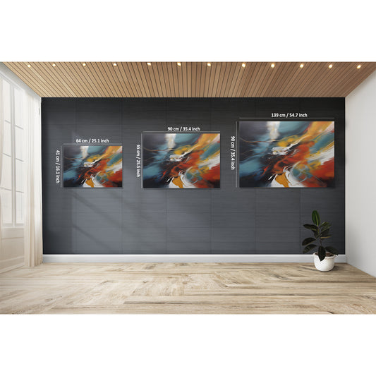 Mystic Hues Abstract Canvas
