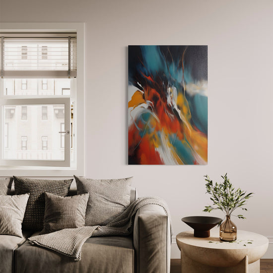 Mystic Hues Abstract Canvas