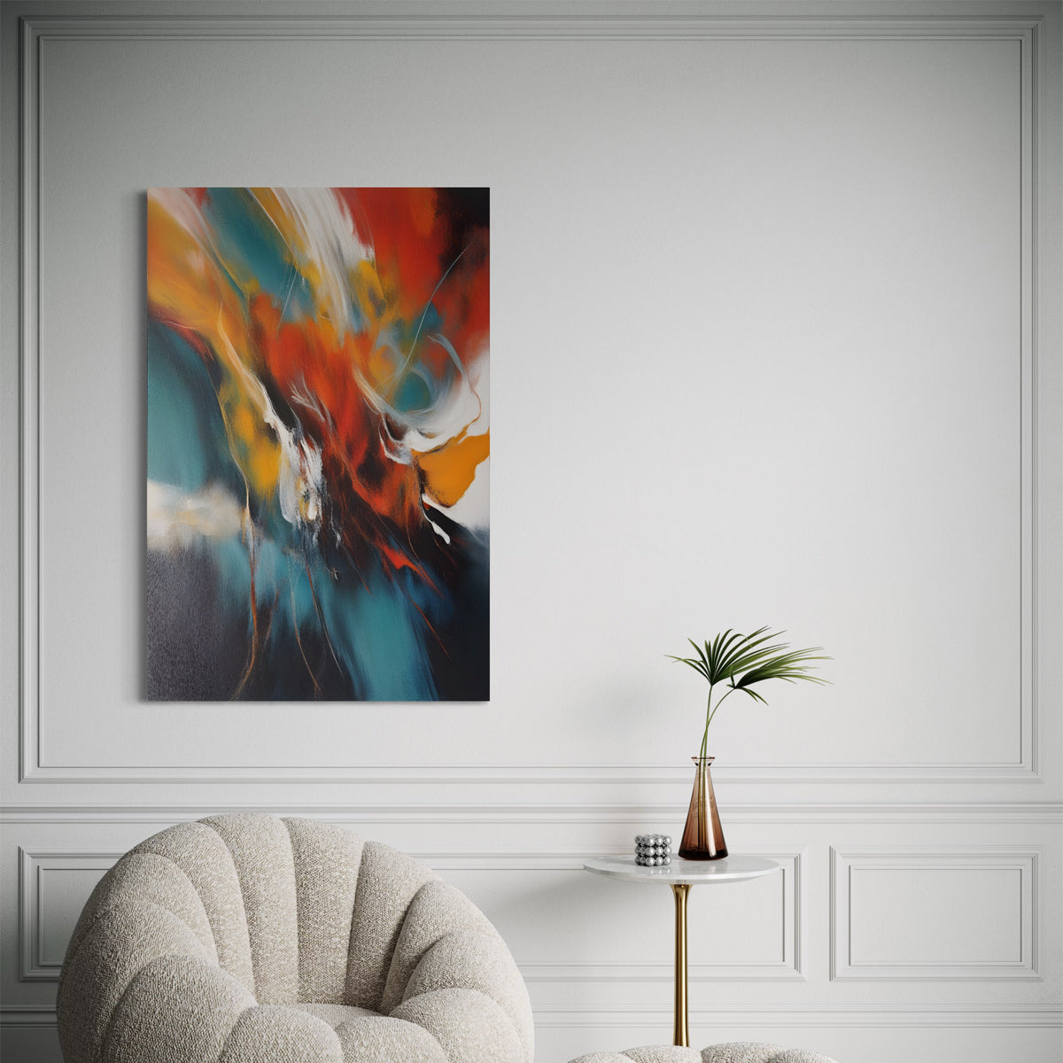 Mystic Hues Abstract Canvas - Blanq Canvas