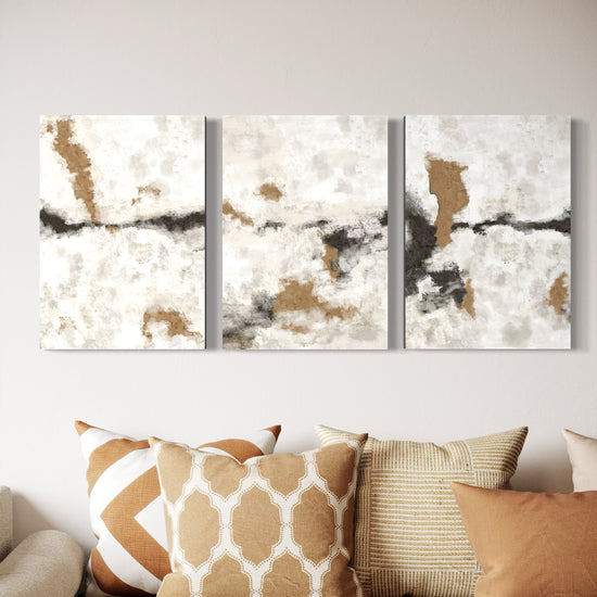 Neutral Narratives Set Of 3 Wall Art 