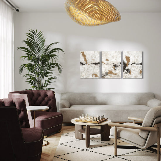 Neutral Narratives Set Of 3 Wall Art 
