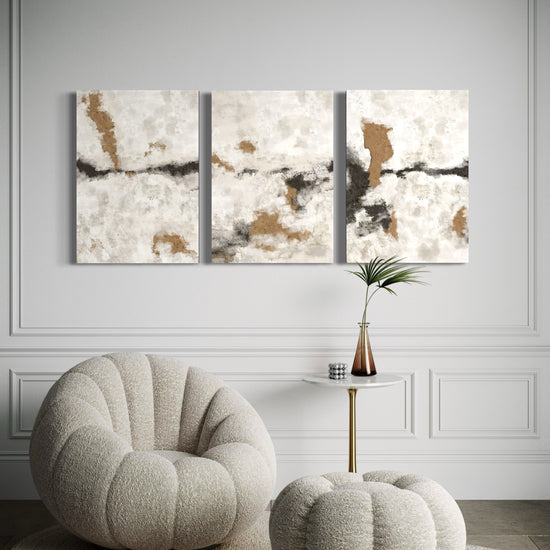 Neutral Narratives Set Of 3 Wall Art 