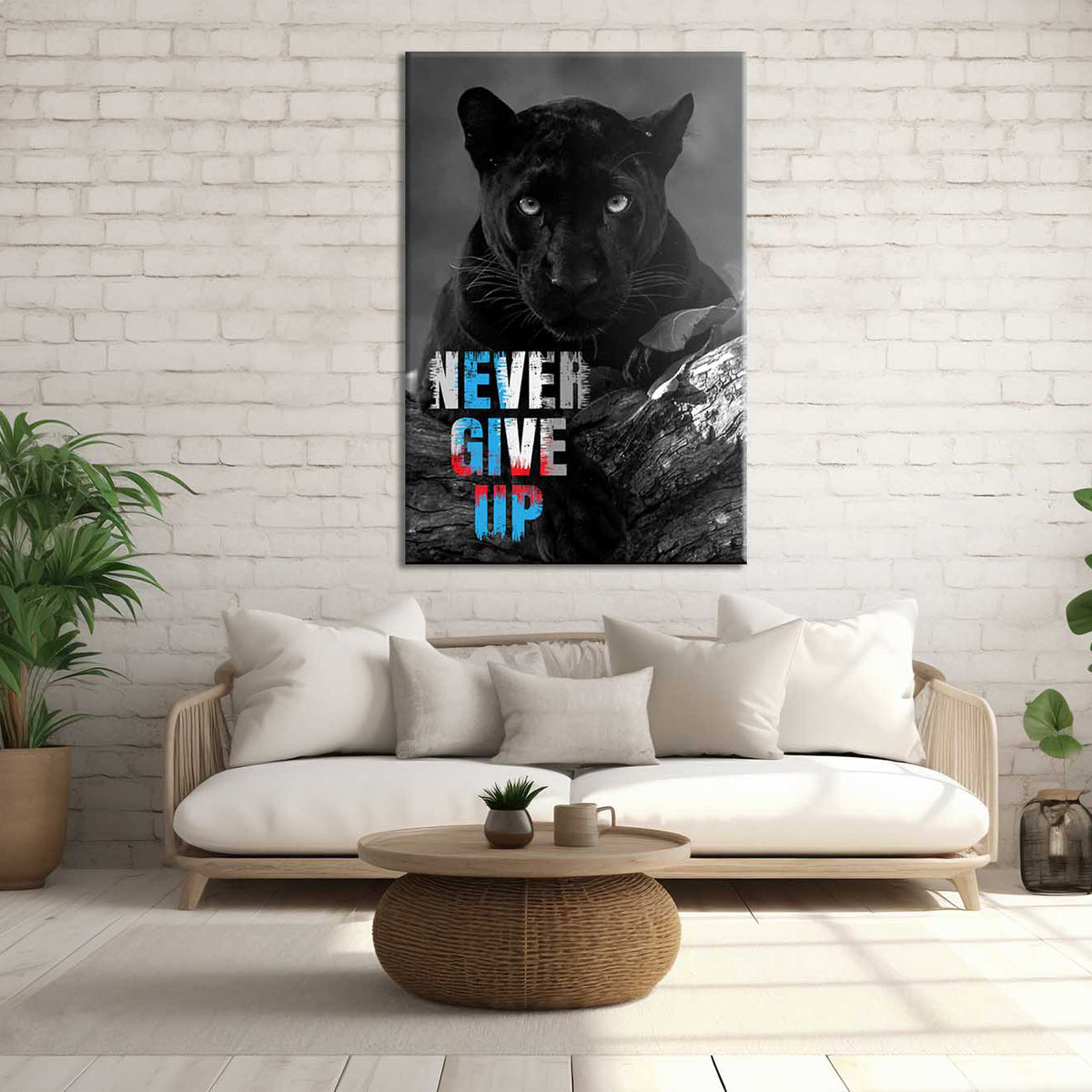 Never Give Up Canvas 