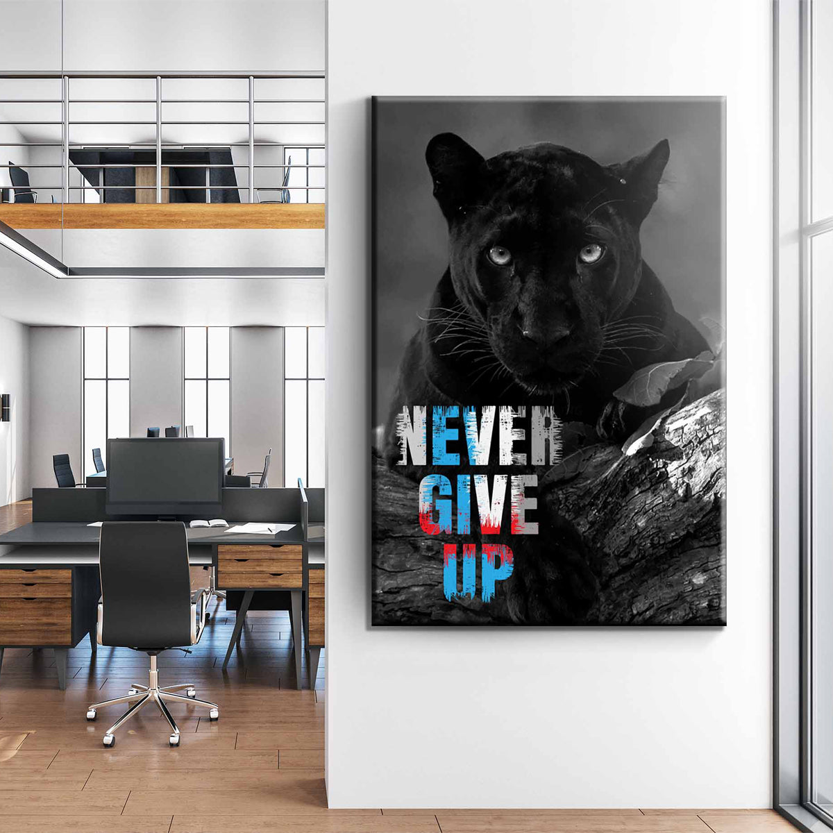 Never Give Up Canvas 