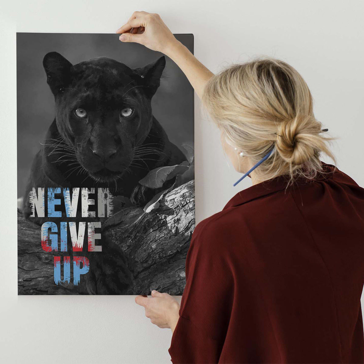 Never Give Up Canvas 