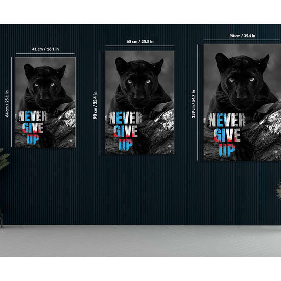 Never Give Up Canvas 