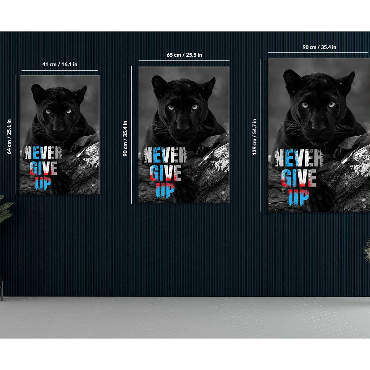 Never Give Up Canvas 