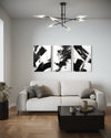 Noir Blanc Set of 3 Wall Art - Blanq Canvas