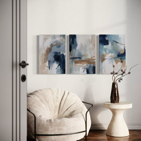 OCEANS EMBRACE SET OF 3 WALL ART 