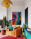 Paint Splatter Abstract Canvas - Blanq Canvas