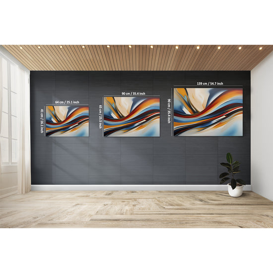 Rainbow Reverie Abstract Canvas