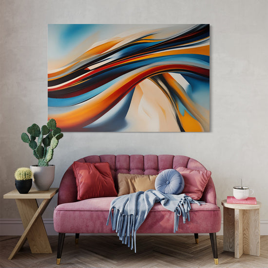 Rainbow Reverie Abstract Canvas - Blanq Canvas