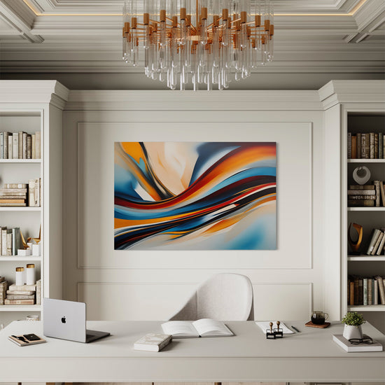 Rainbow Reverie Abstract Canvas