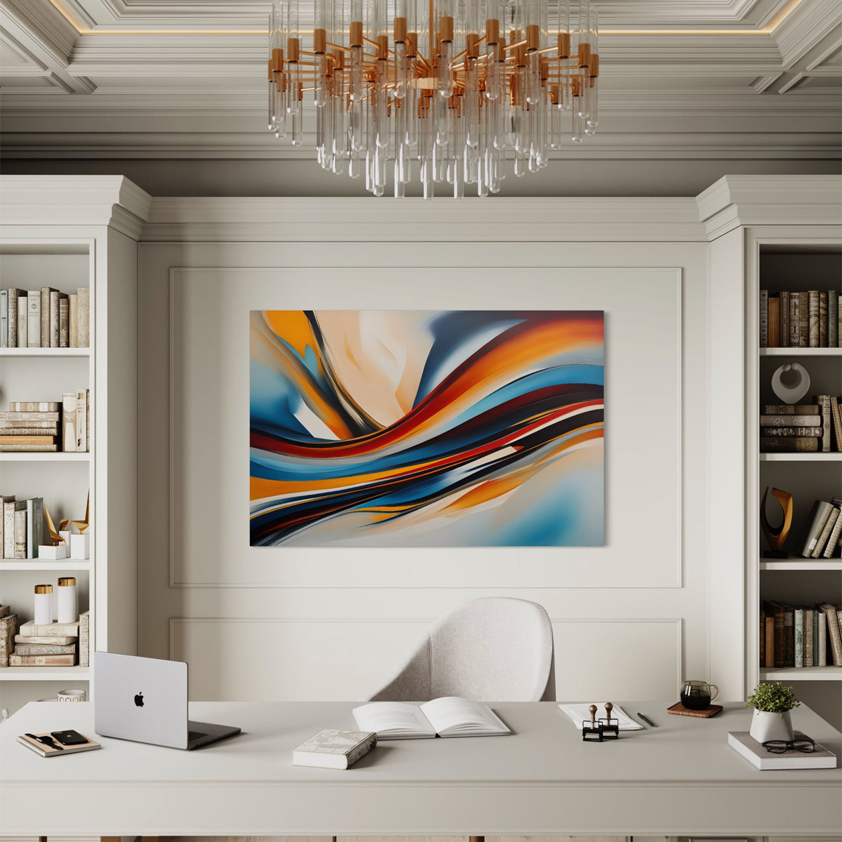 Rainbow Reverie Abstract Canvas