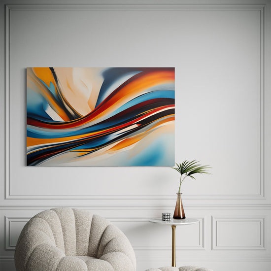 Rainbow Reverie Abstract Canvas - Blanq Canvas