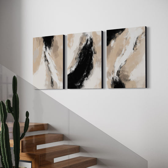 SOFT SHADOWS SET OF 3 WALL ART 
