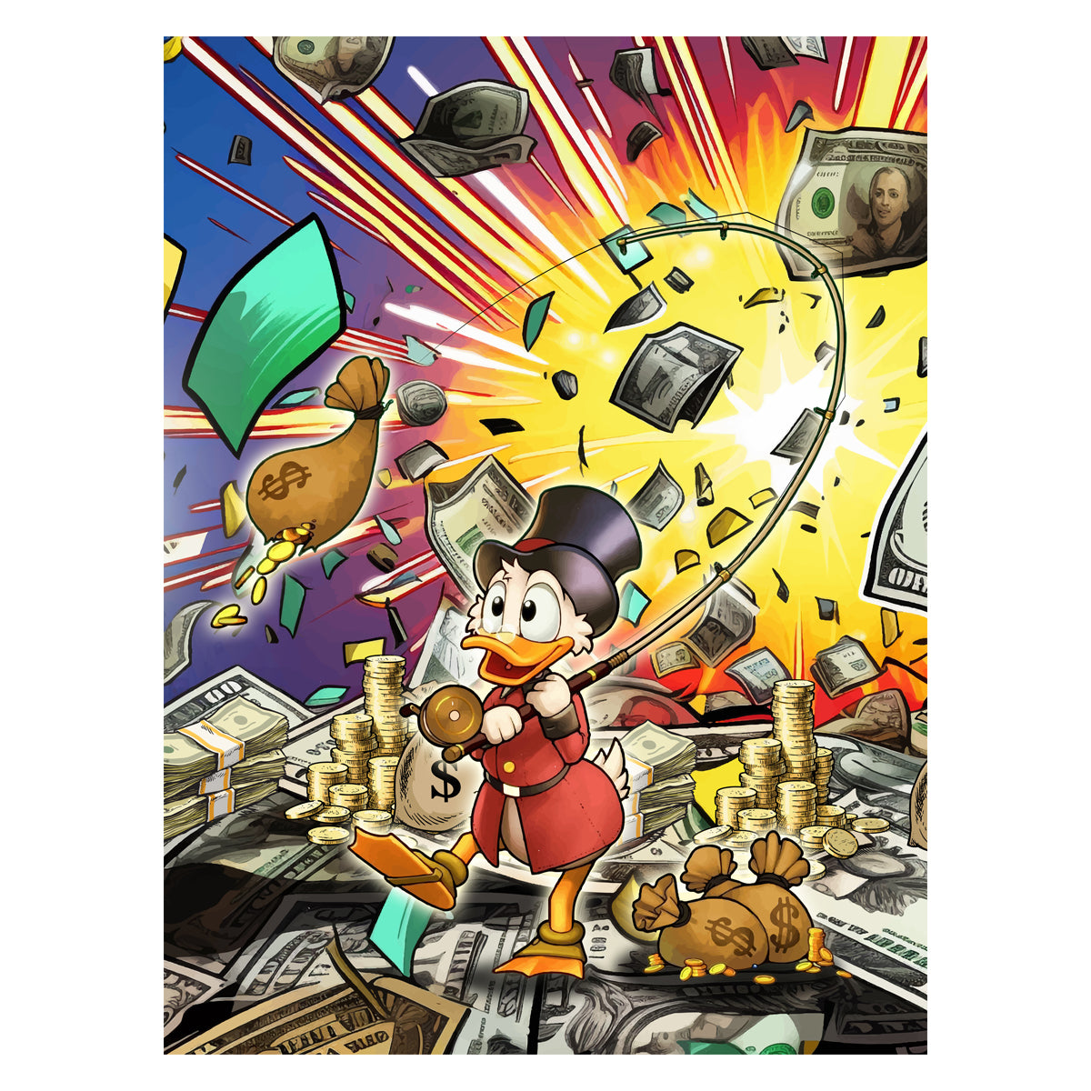 Scrooge McSuccess Canvas 