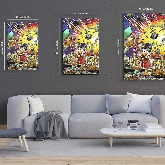 Scrooge McSuccess Canvas 