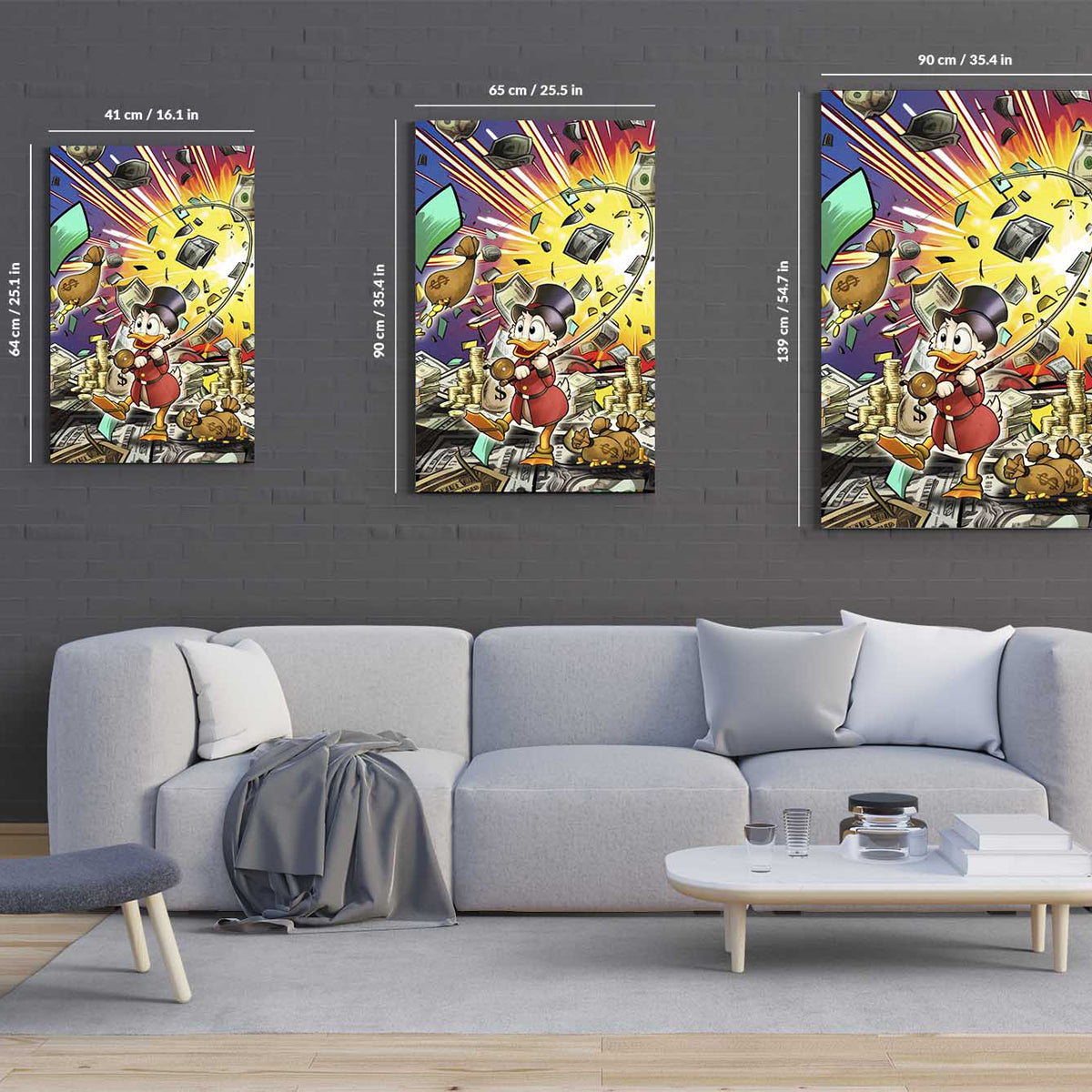 Scrooge McSuccess Canvas 