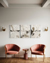 Silver Clouds Set Of 3 Wall Art 