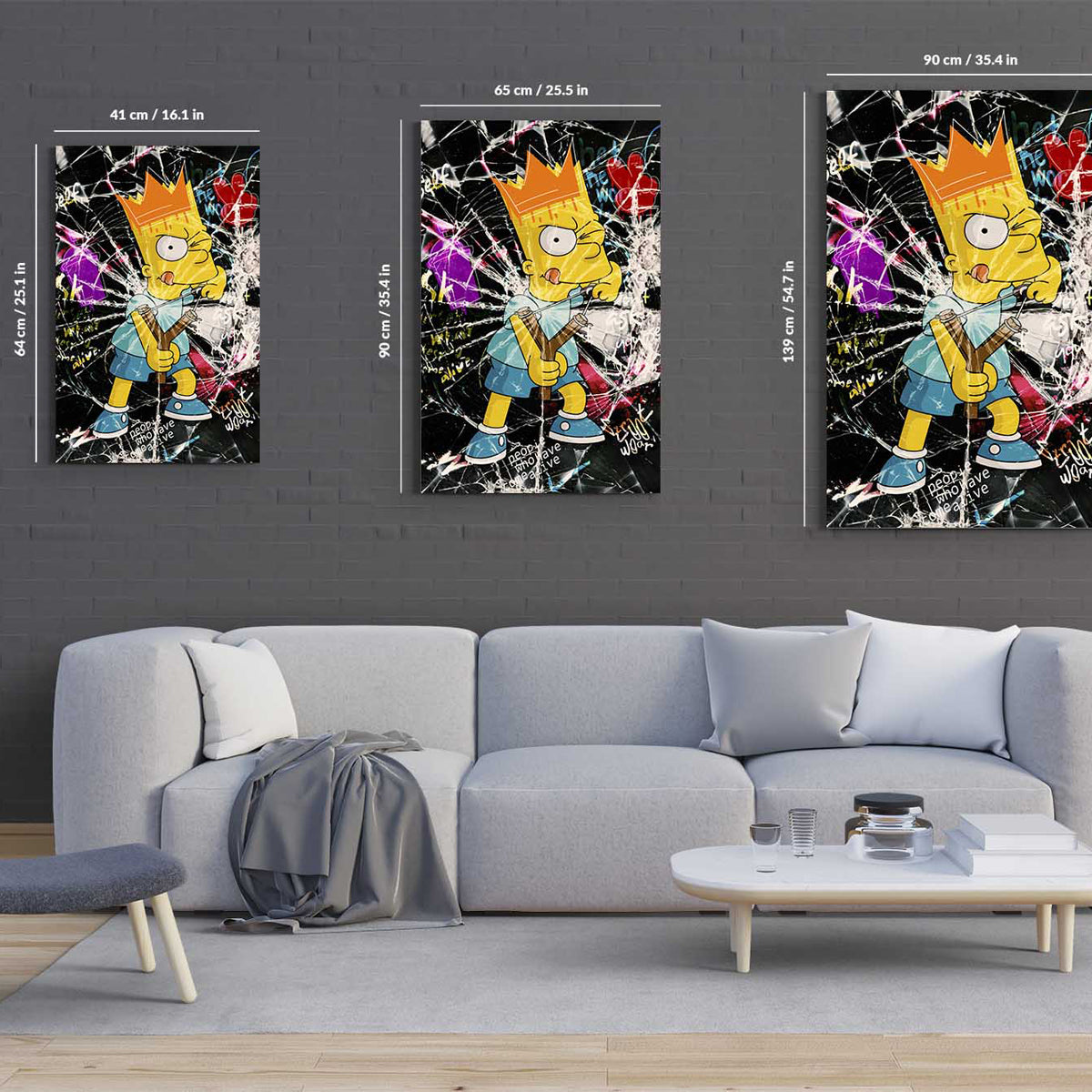 Simpson Cracked Canvas 