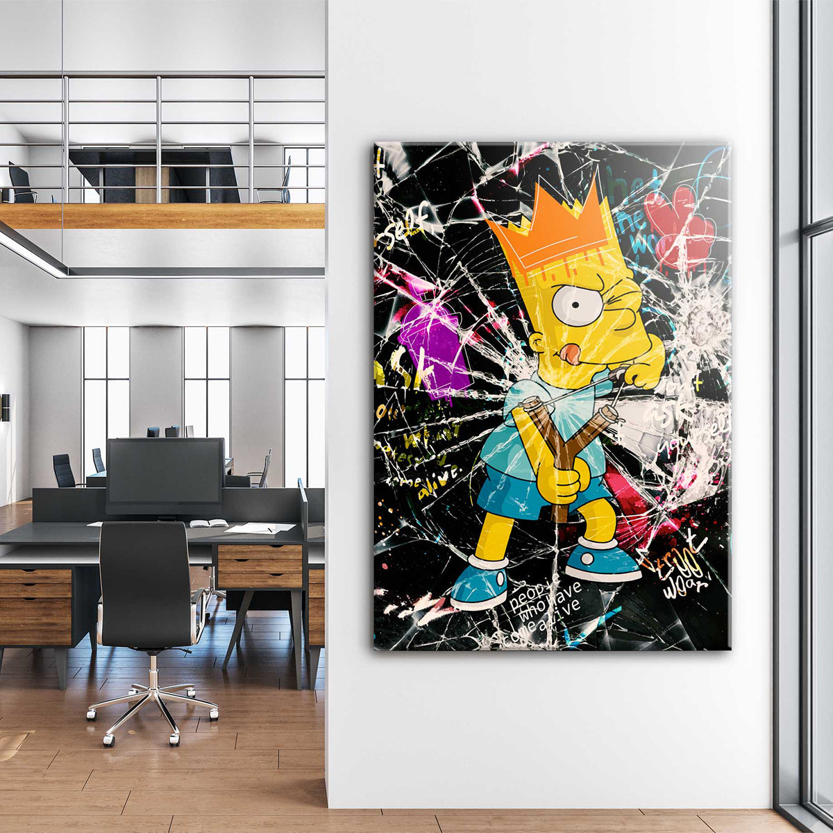 Simpson Cracked Canvas 