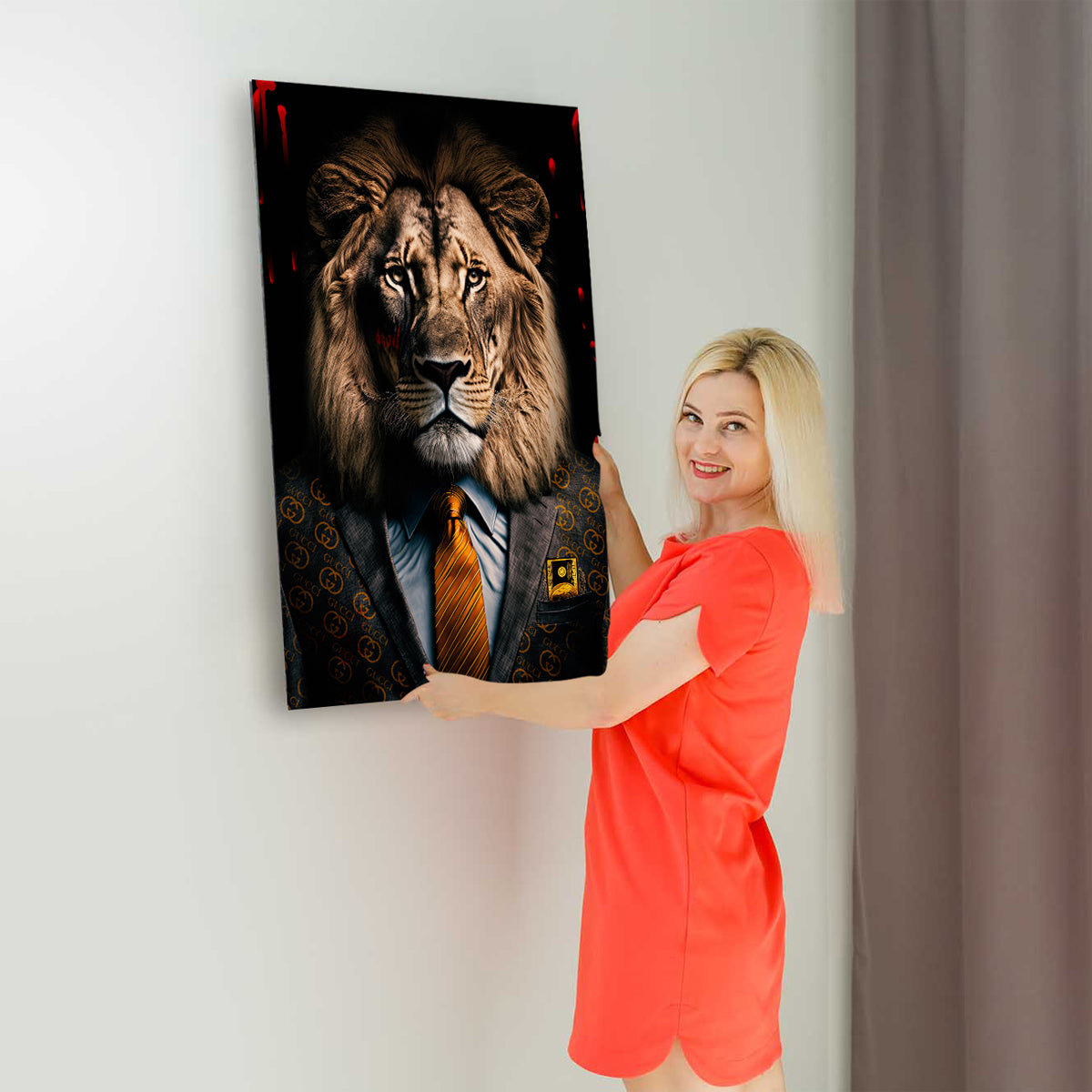Smart Lion Canvas 