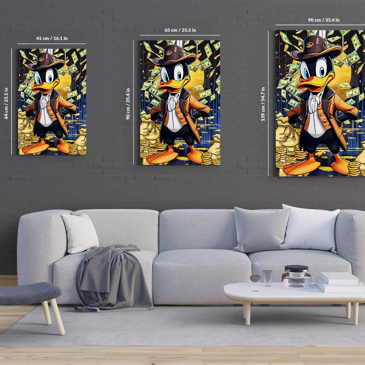 Successfull Scrooge Canvas 