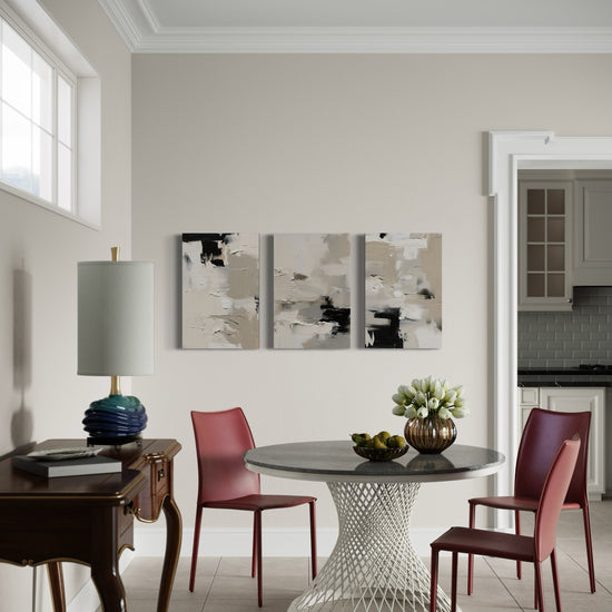 TIDAL DUST SET OF 3 WALL ART 