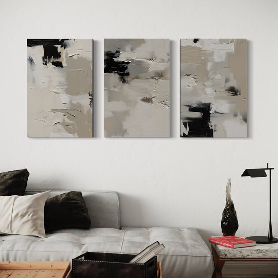 TIDAL DUST SET OF 3 WALL ART 