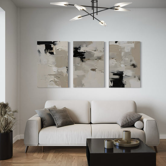 TIDAL DUST SET OF 3 WALL ART 