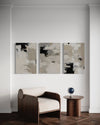 TIDAL DUST SET OF 3 WALL ART 