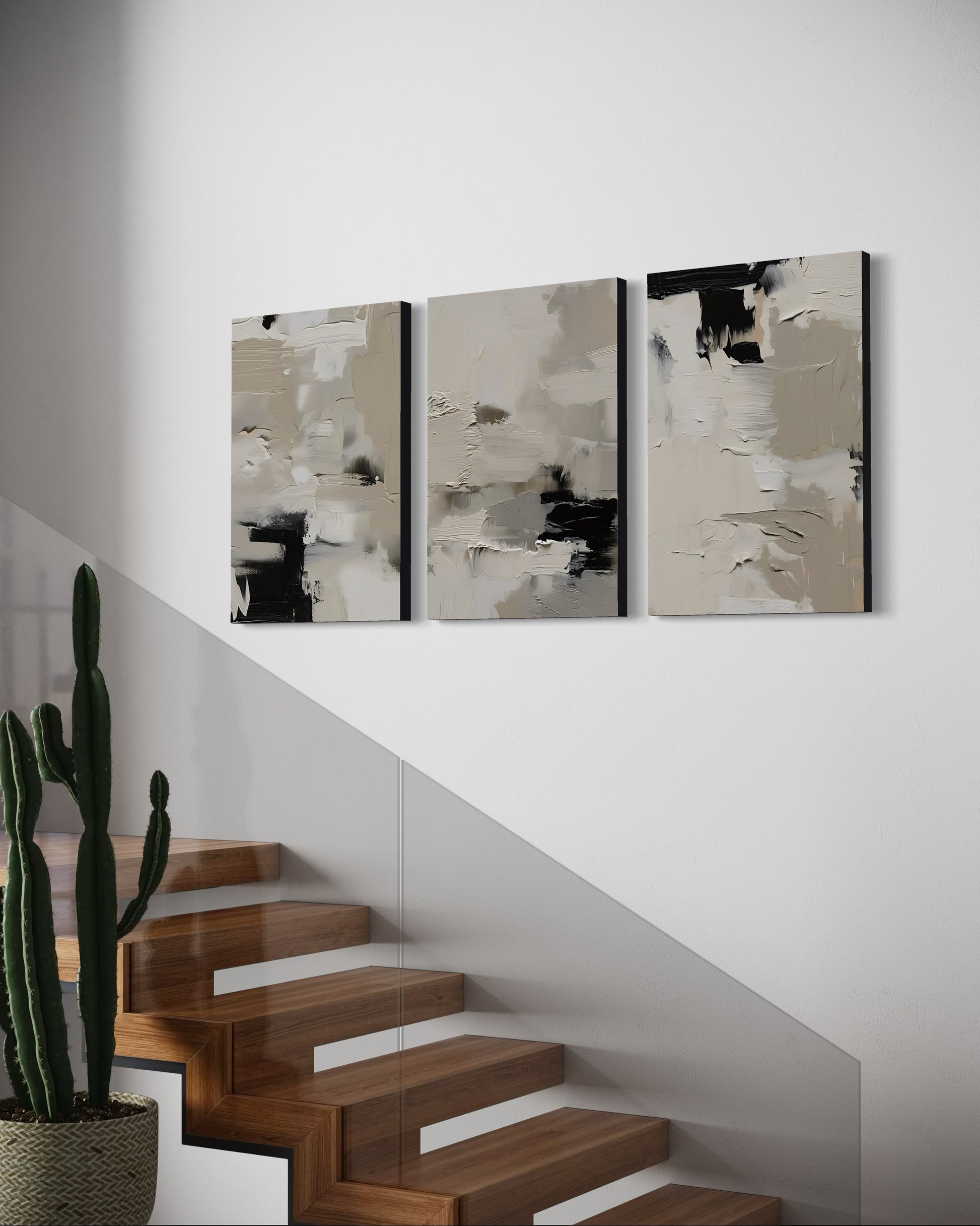 TIDAL DUST SET OF 3 WALL ART 