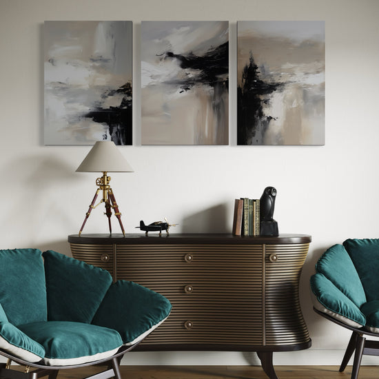 TRANQUIL DRIFT SET OF 3 WALL ART 