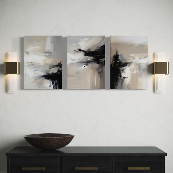 TRANQUIL DRIFT SET OF 3 WALL ART 