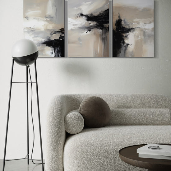 TRANQUIL DRIFT SET OF 3 WALL ART 