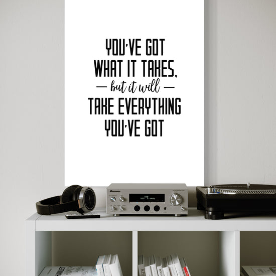 Take Everything You've Got Canvas - Blanq Canvas