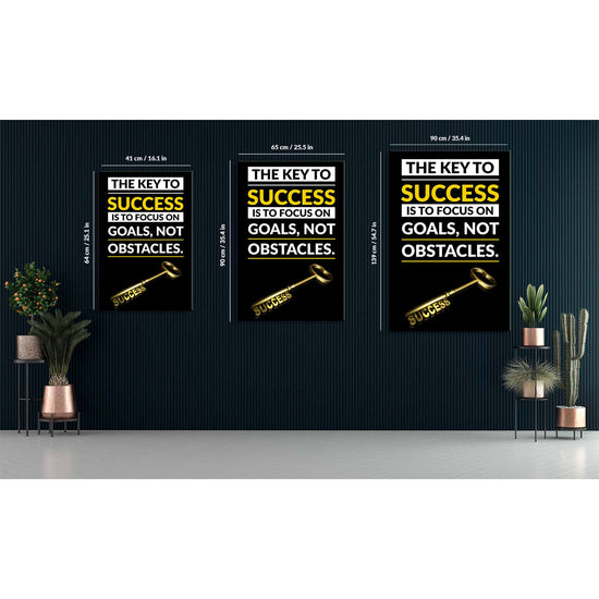 The Key To Success Canvas 