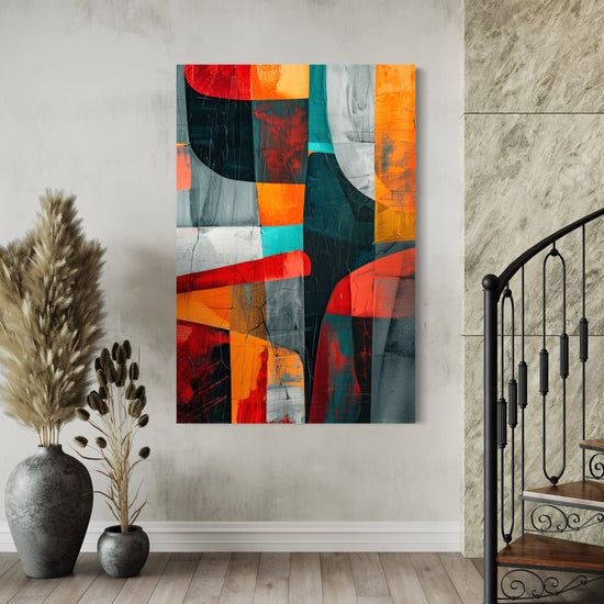 Tropical Fusion Abstract Canvas