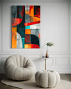 Tropical Fusion Abstract Canvas - Blanq Canvas