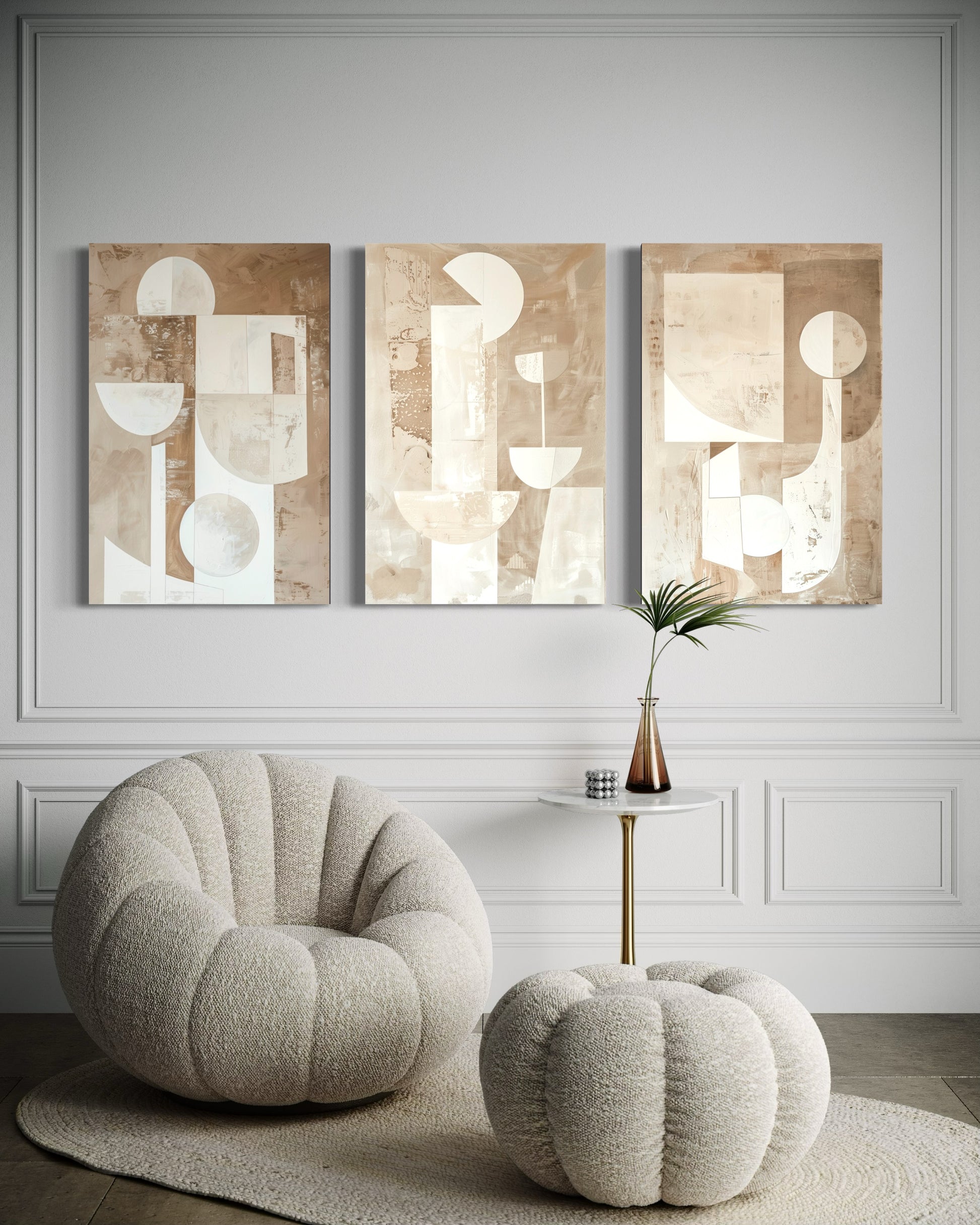 Vanilla Visions Set of 3 Wall Art