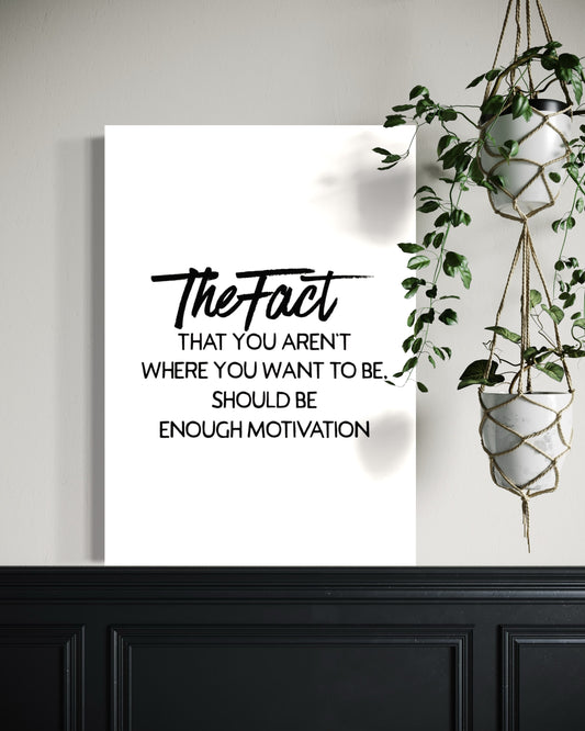 Where You Want to Be Canvas