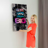 Work Hard Dream Big Canvas 