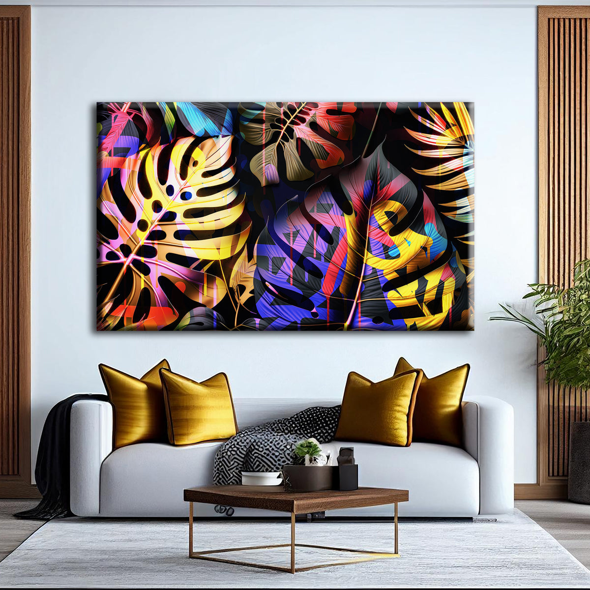 Zebra Cameo Canvas 