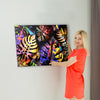 Zebra Cameo Canvas 